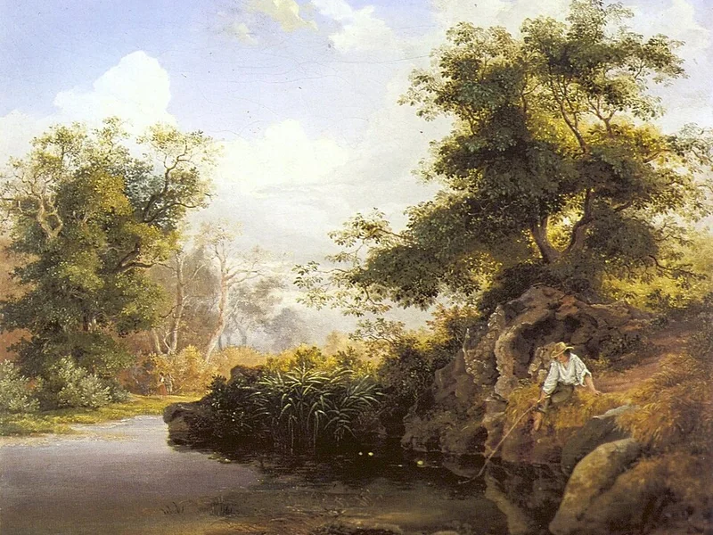 1819-Gottfried Keller - Costa boscosa